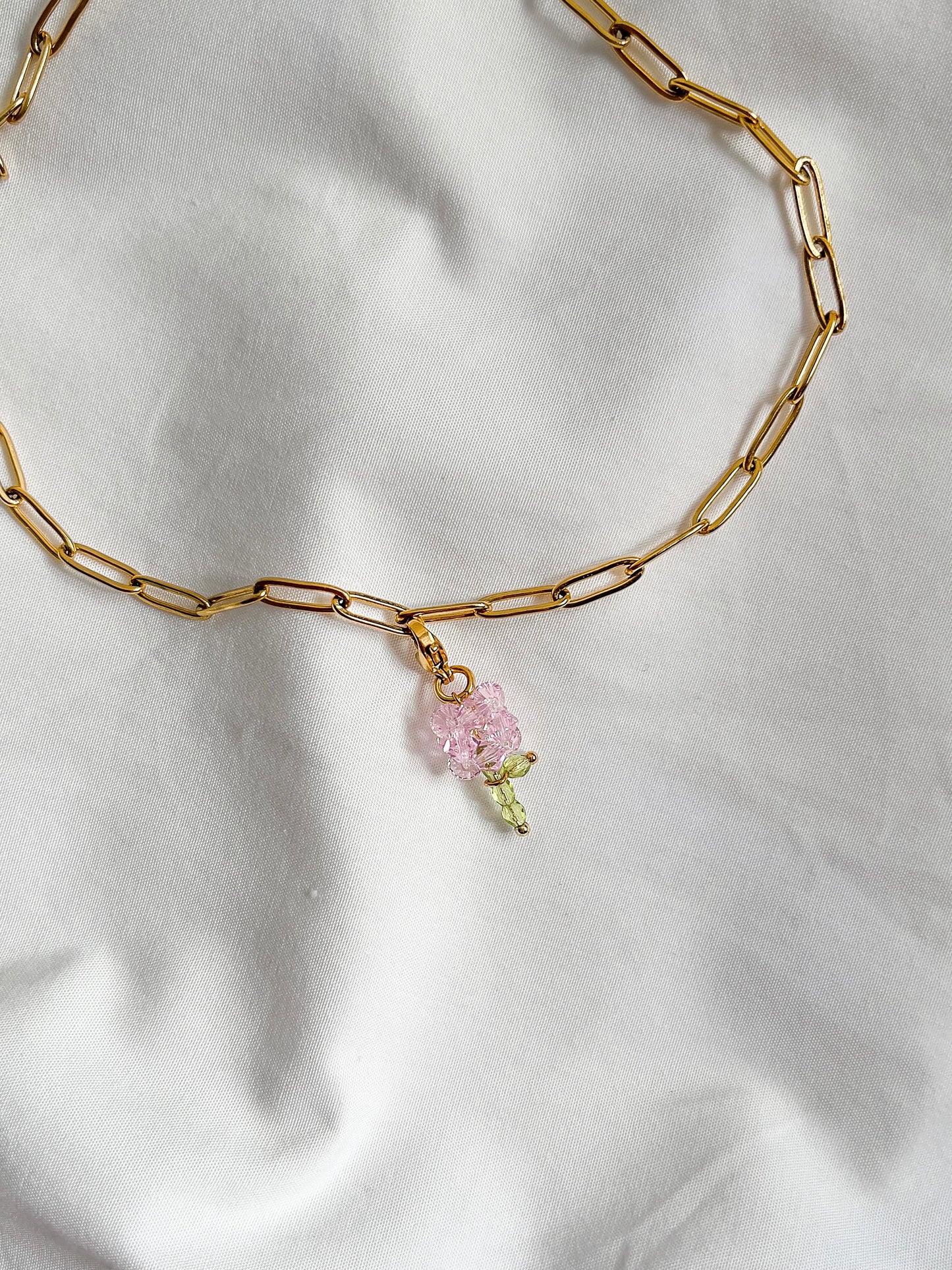 Single Charm: Pink Hydrangea