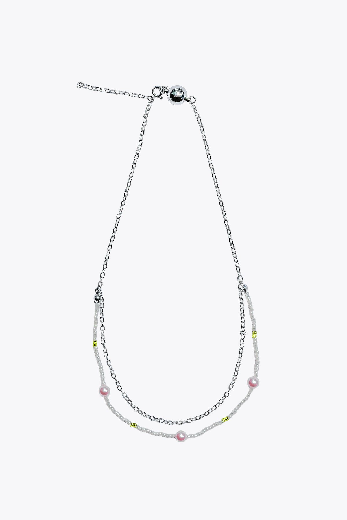 Cable Chain: Necklace (Petal Bloom)