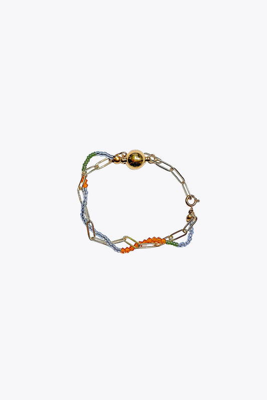 Paperclip Chain: Bracelet (Morning Glory)