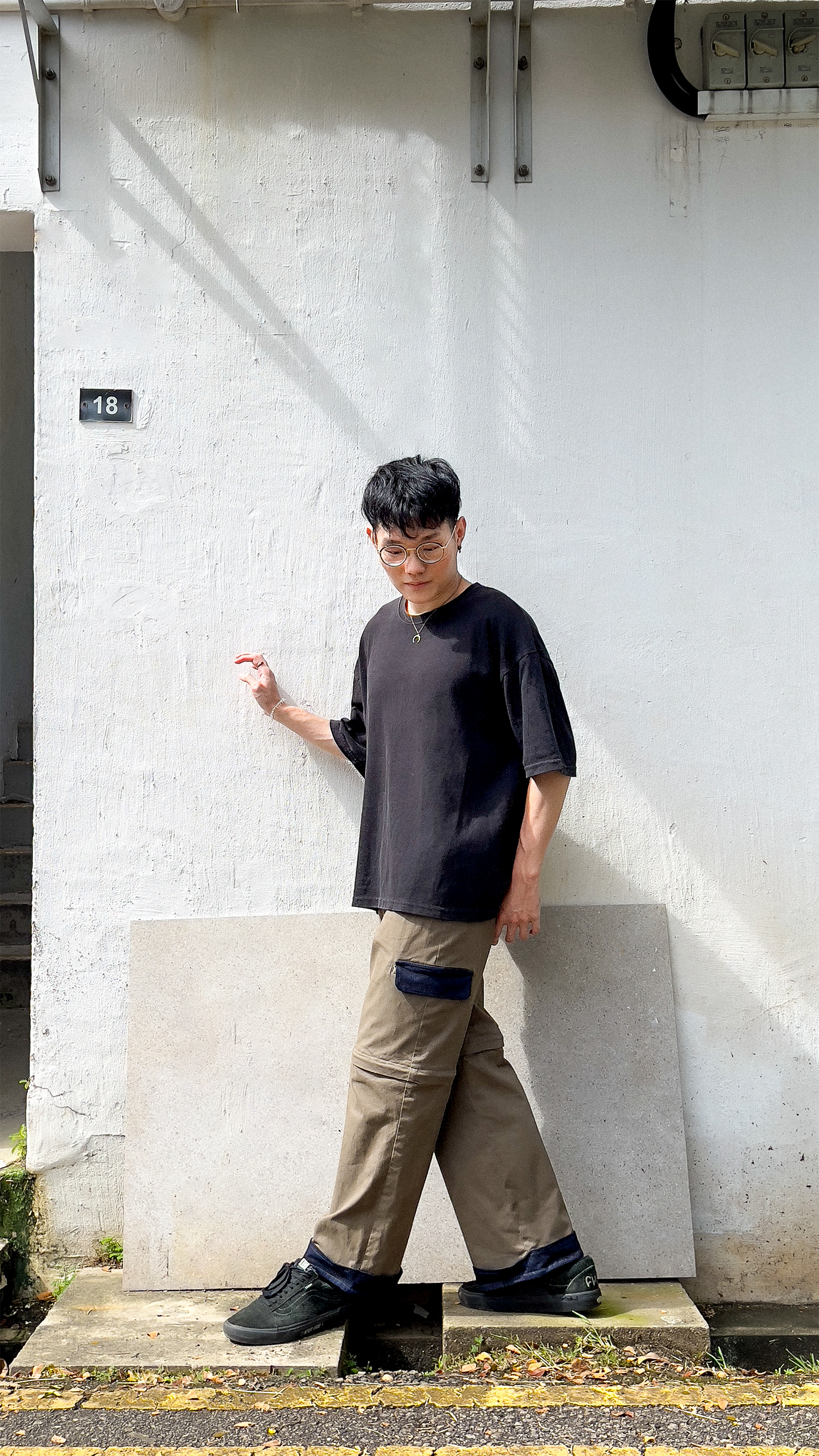 Colourblock Convertible Cargo Pants