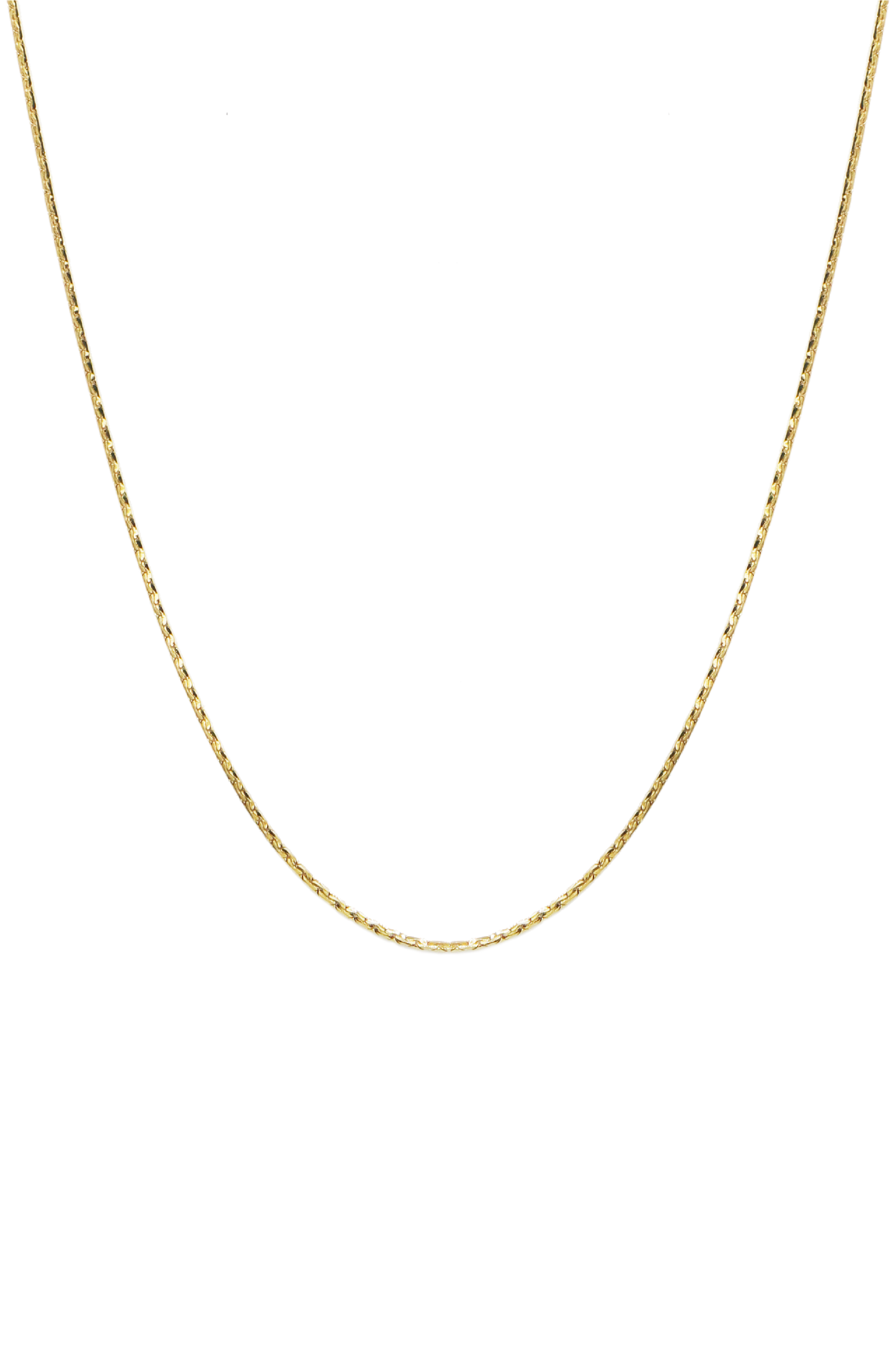 Flat Braided Chain: Necklace