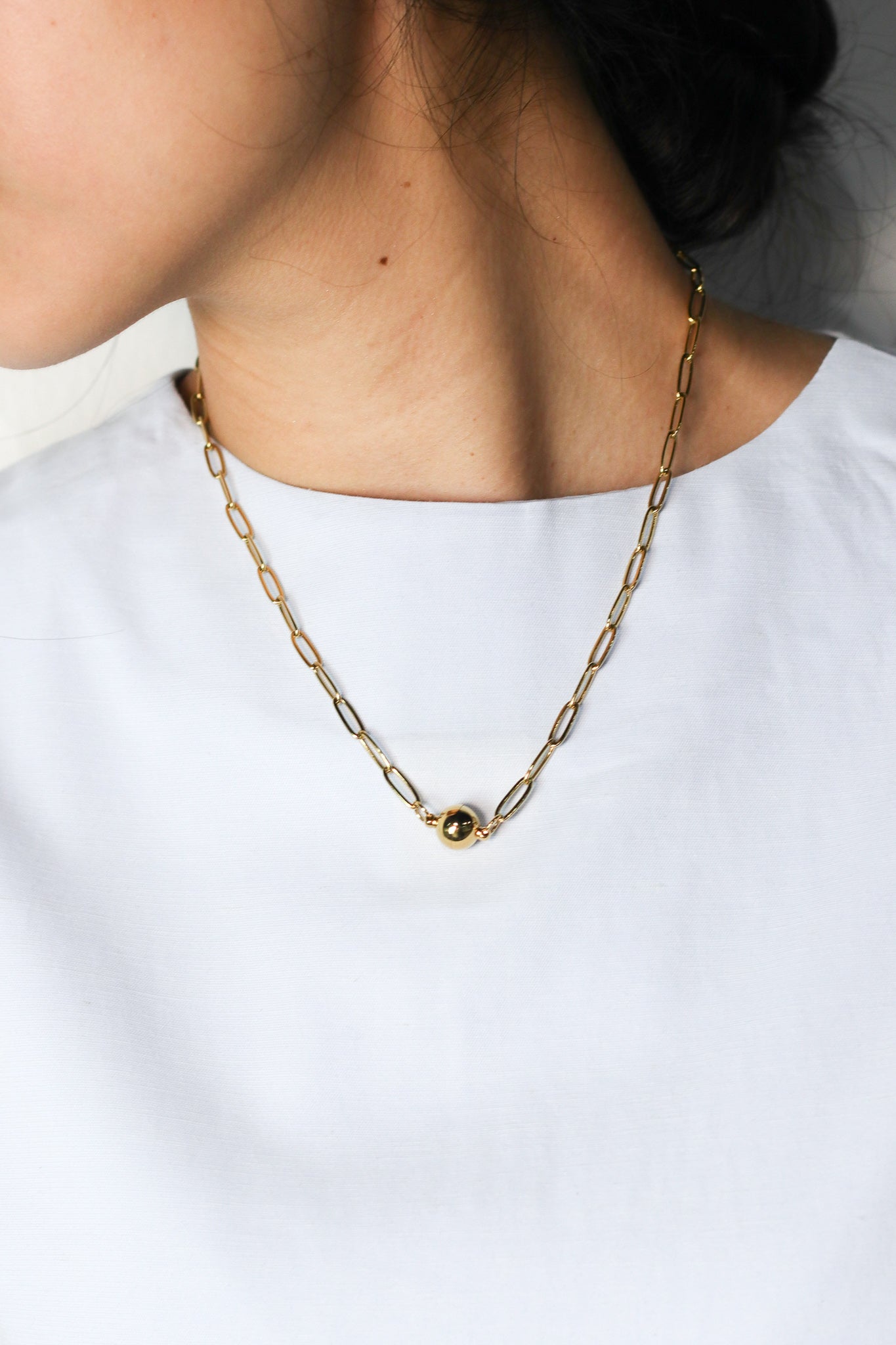 Chunky Oval Chain: Necklace