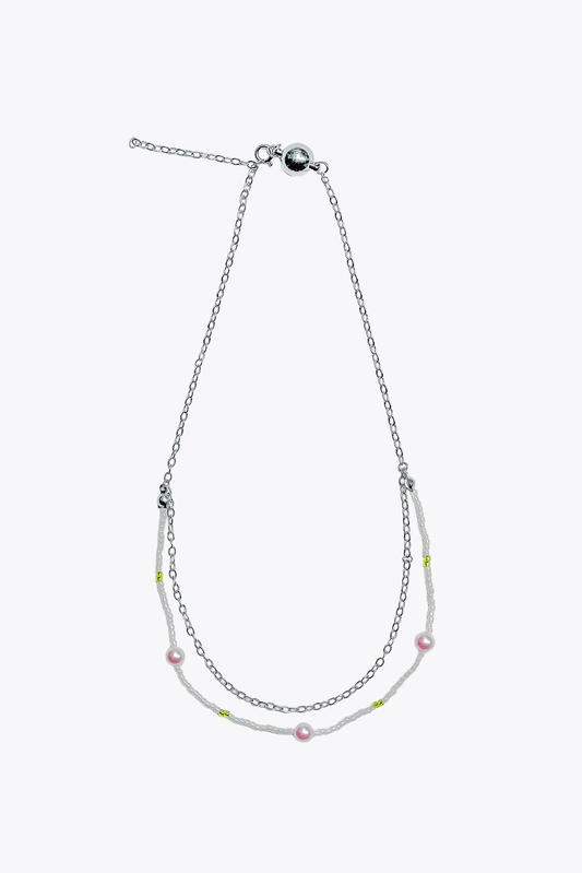 Cable Chain: Necklace (Petal Bloom)