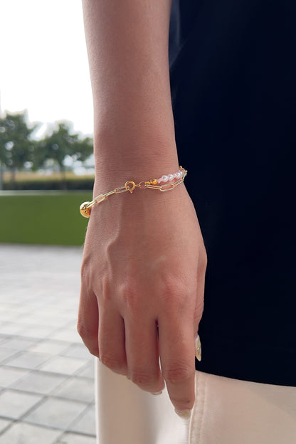 Pearl Rose Bracelet