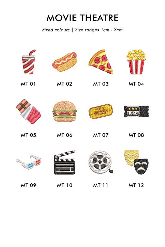 Embroidery: Movie Theatre