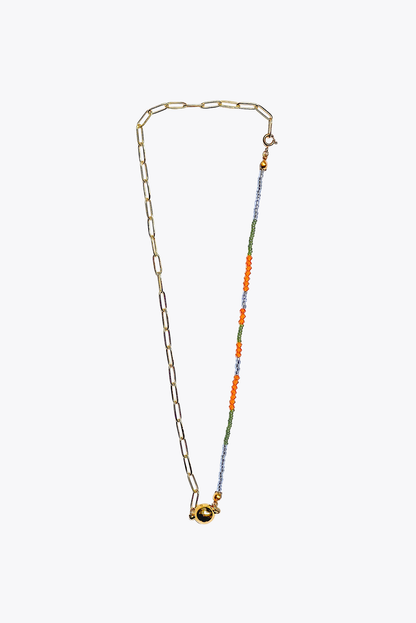 Paperclip Chain: Necklace (Morning Glory)