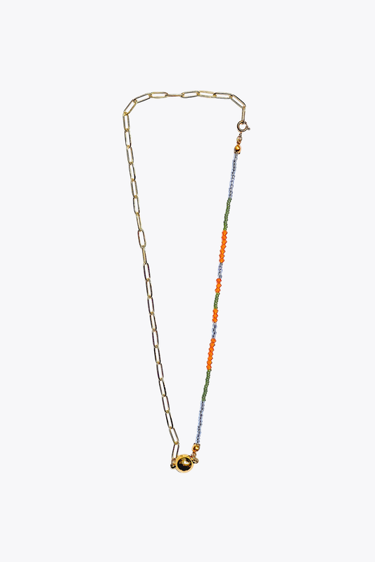 Paperclip Chain: Necklace (Morning Glory)