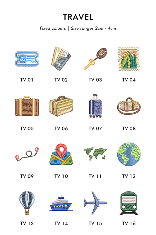Embroidery: Travel