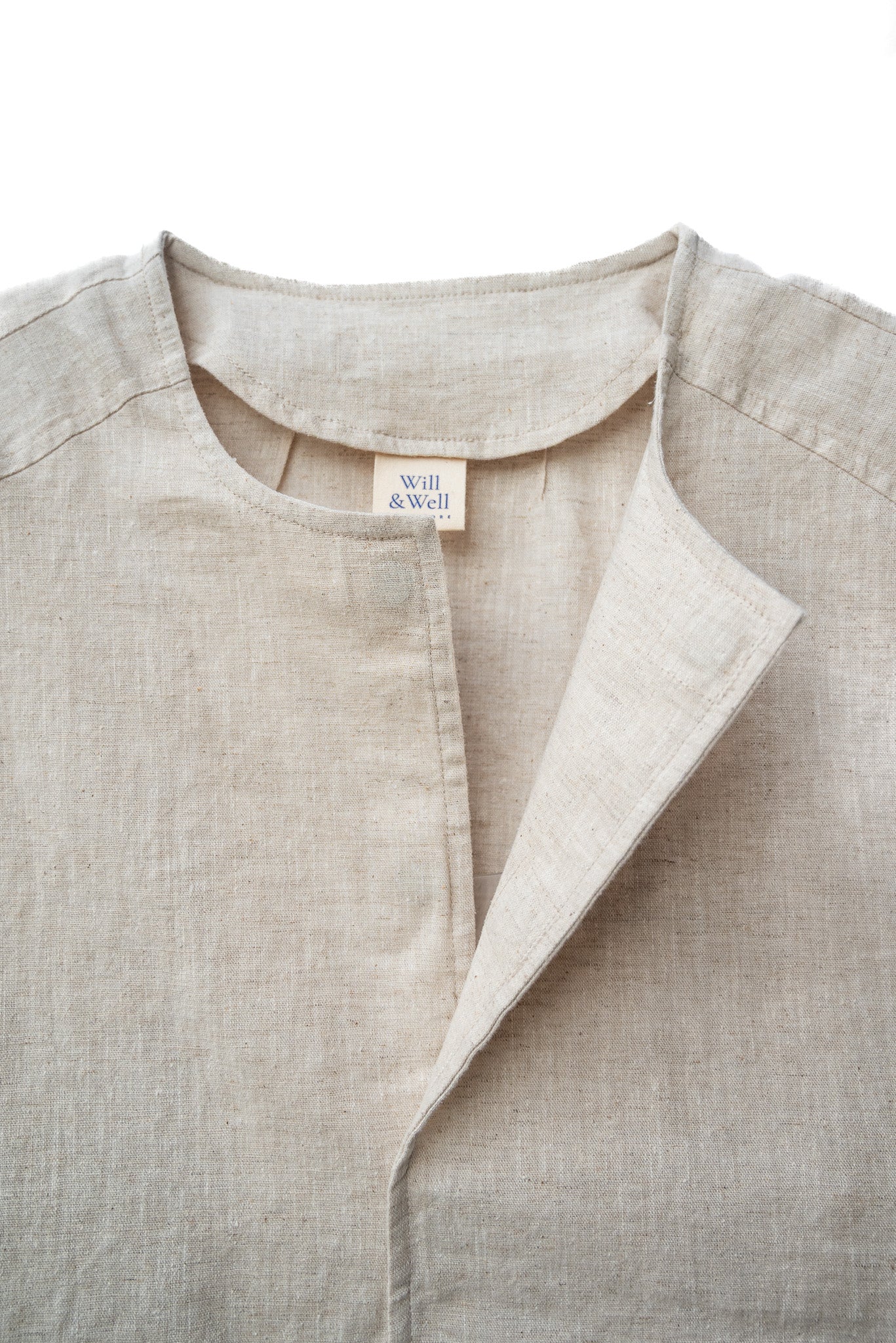 Cropped 3/4 Sleeve Blouse